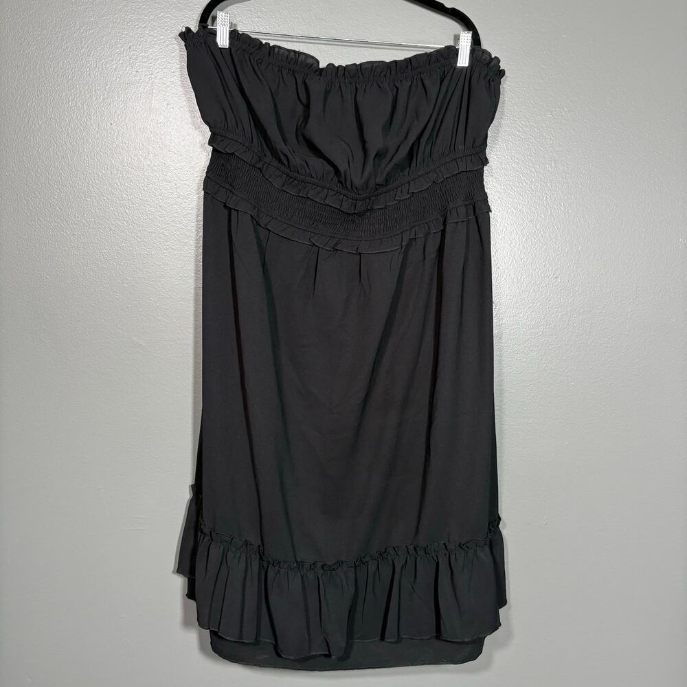 Grace Karin NWT Black Strapless Boho Peasant Dress - 2XL - Women's Plus Size